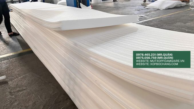 Xốp tấm dày 5cm x 1m x 2m tại Sài Gòn