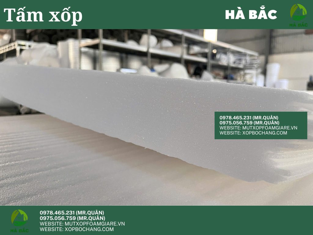 Xốp tấm dày 5cm x 1m x 2m tại Sài Gòn