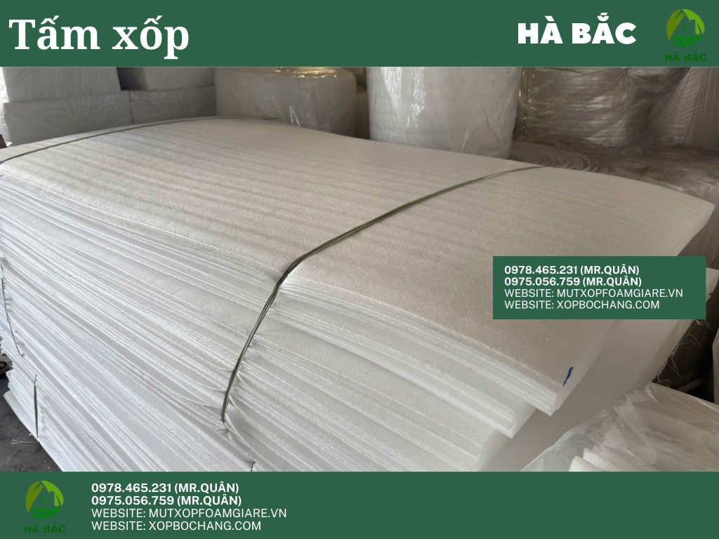 Xốp tấm dày 5cm x 1m x 2m tại Sài Gòn