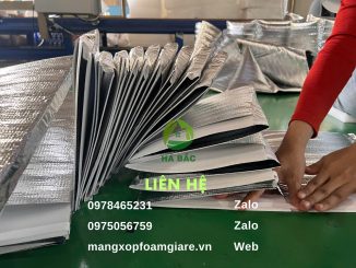 túi xốp bạc giữ nhiệt có keo dán