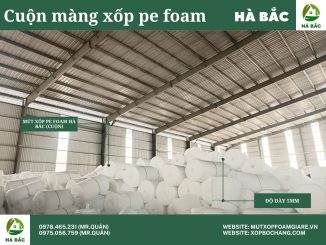 mút xốp foam 3mm quấn hàng dễ vỡ