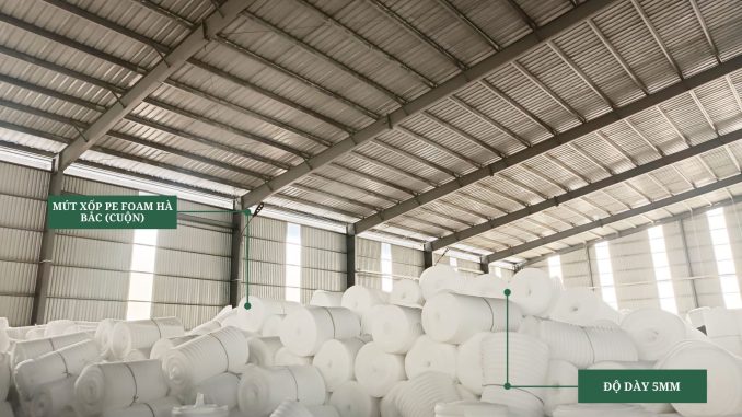 mút xốp foam 3mm quấn hàng dễ vỡ